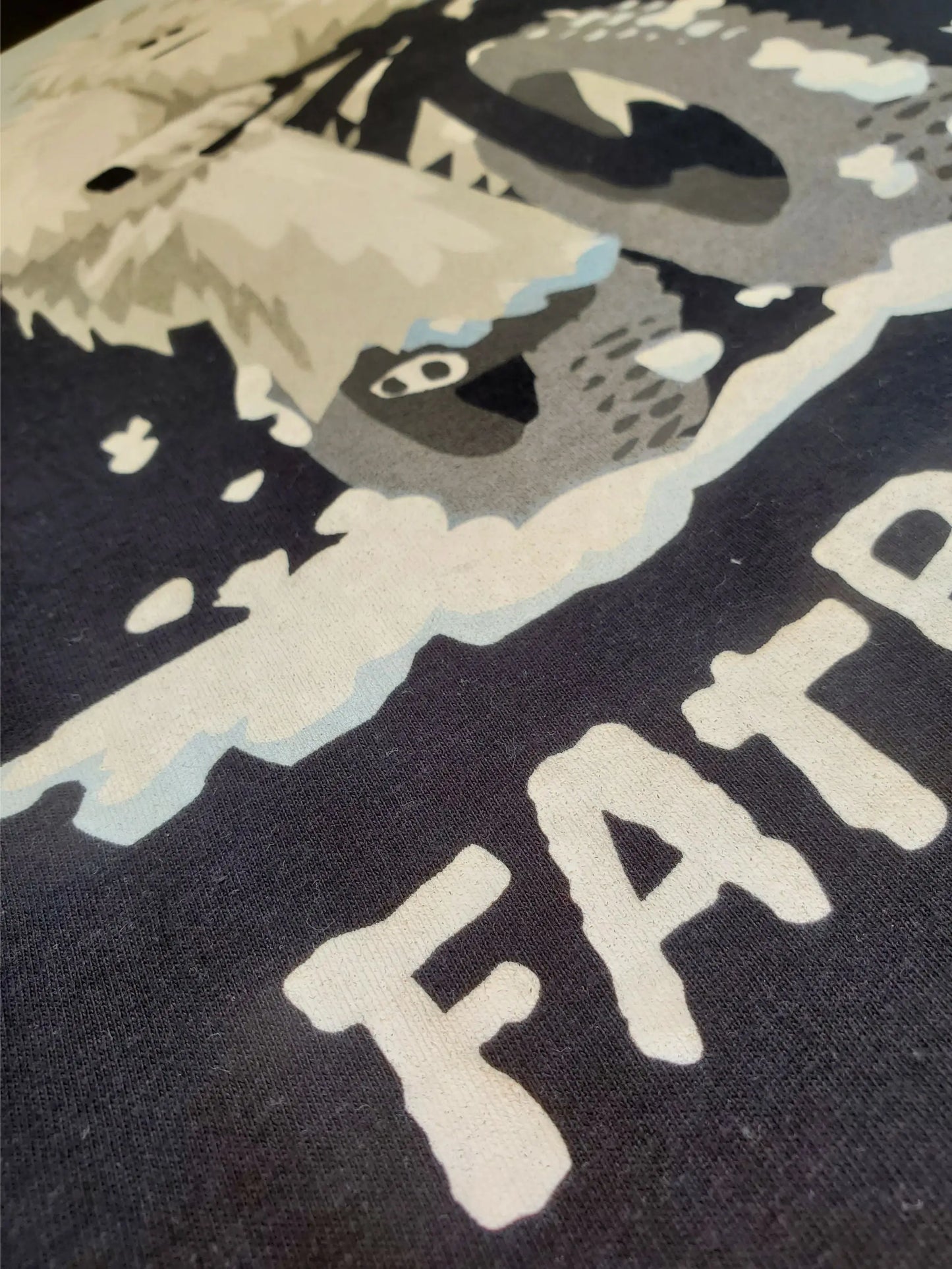 A Yeti on a Fatbike Bicycle T-Shirt - Geeks'n'Gears - bicycle bike biking