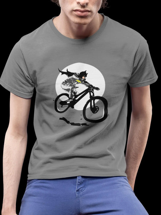 Batman Riding a Bat-Mountain Bike Bicycle T-Shirt