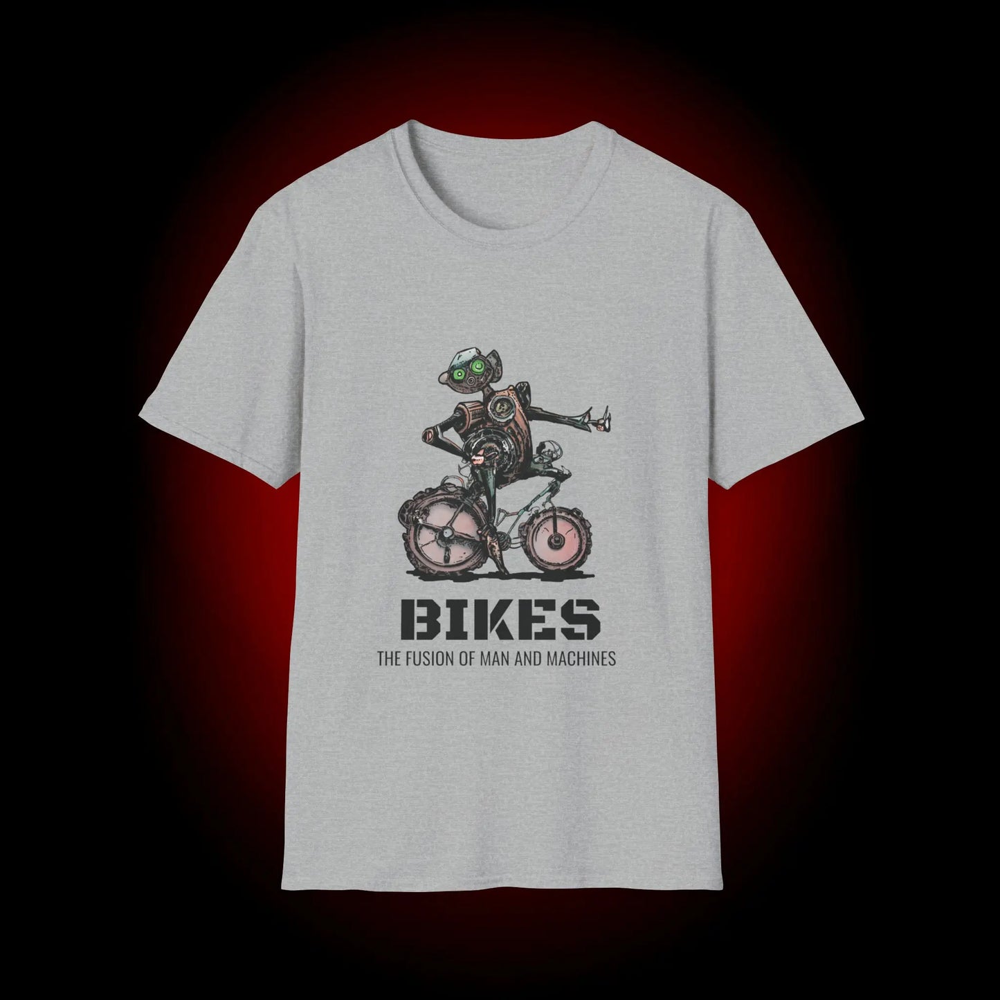 Bikes : The Fusion of Man and Machine Steampunk Bicycle T-Shirt