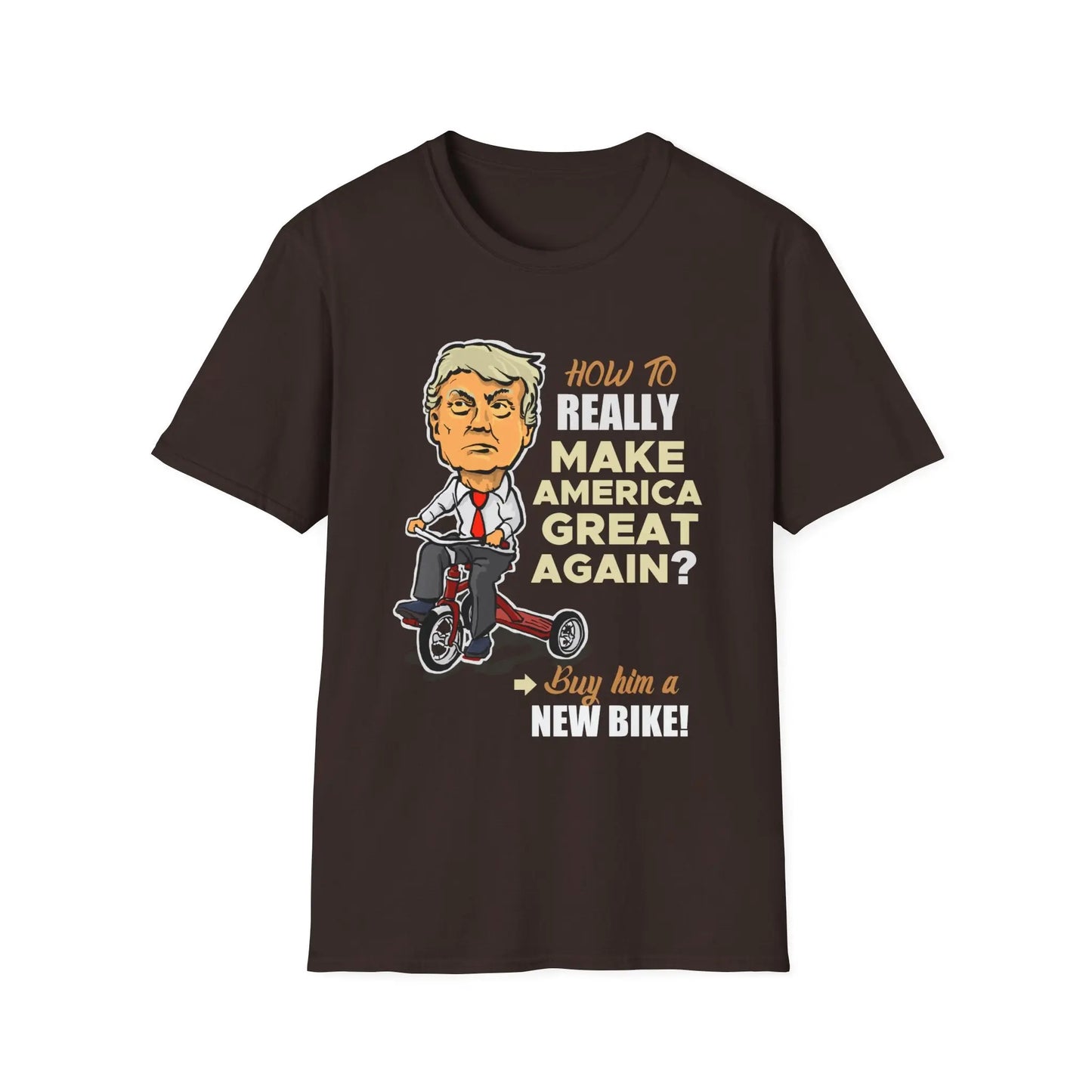 How To Really make America Great Again - Donald Trump Bicycle T-Shirt