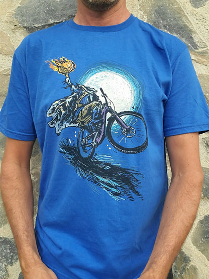 The Headless Bikeman of the Apocalypse Mountain Bike T-Shirt - Geeks'n'Gears - bicycle bike biking